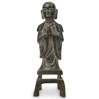 Antique Patinated Bronze Buddha