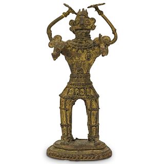 Antique Gilt Bronze Figural Statue