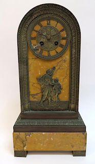 French Empire Made Mantel Clock