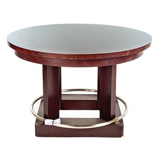 Art-Deco Round Mahogany Dining Table