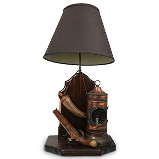 Night Watch Co. Hunting Scene Table Lamp