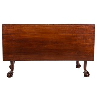 American Chippendale Walnut Drop-Leaf Table