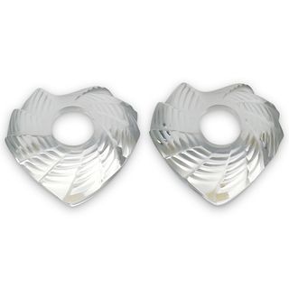 Lalique France Heart Paperweights