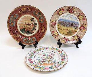 Three Commemorative Plates