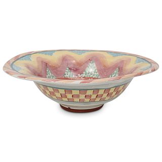 Mackenzie Childs Ceramic Bowl