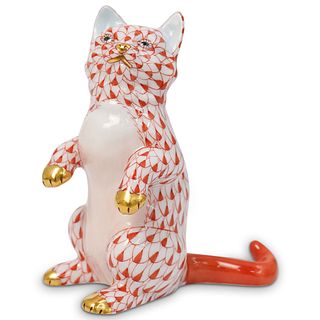 Herend Porcelain Cat