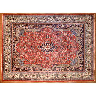 Sarouk Carpet, Persia, 9.10 x 13.10