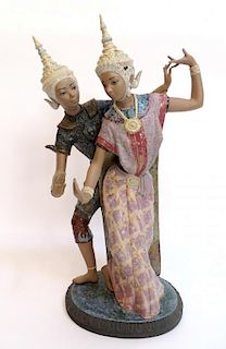 Lladro Thai Dancers