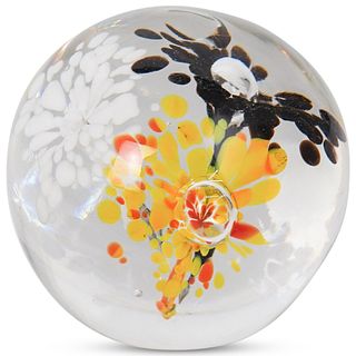 Signed and Numbered Art Glass Paperweight