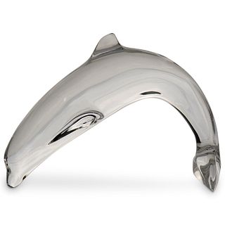 Baccarat Crystal Dolphin Figurine