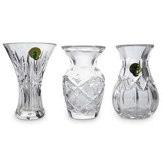 (3 Pc) Waterford Crystal Vases