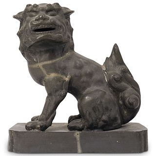Chinese Metal Foo Dog Statue