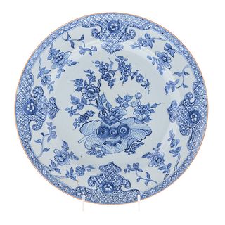Chinese Export Blue/White Plate