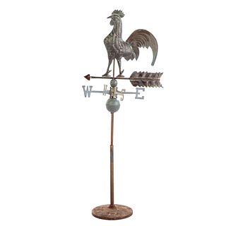 Sheet Copper Rooster Weather Vane