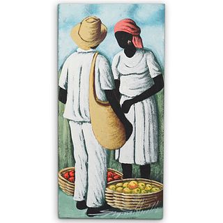 Raymond Lafaille (Haitian) Oil On Canvas
