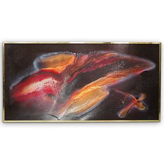 Denny C. Yesner (American) Large Acrylic Galaxy Painting