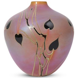 Craig Zweifel Art Glass Signed Vase