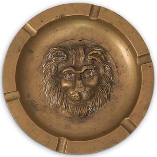 Bronze Lion Ashtray