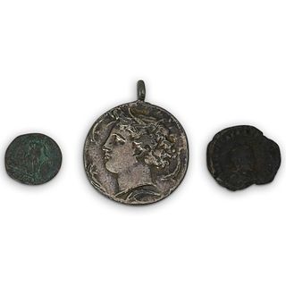 (3 Pc) Lot of Ancient Style Coins