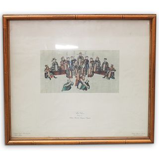 Arte Chine Reproduction Spanish Lithograph