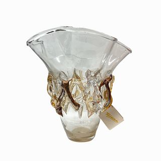 Ion Tamaian Clear Wide Vase