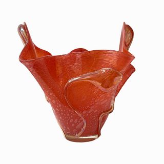 Ion Tamaian Vase in Red.
