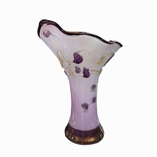 Ion Tamaian Vase in Purple