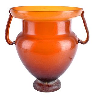 Seguso Scavo Glass Vase