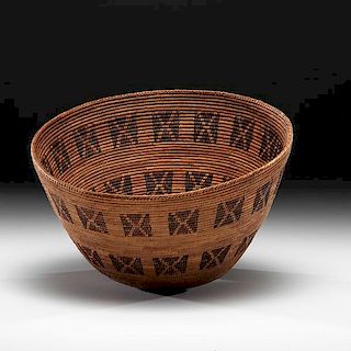 Central California Basket Deaccessioned from the Hopewell Museum, Hopewell, New Jersey 