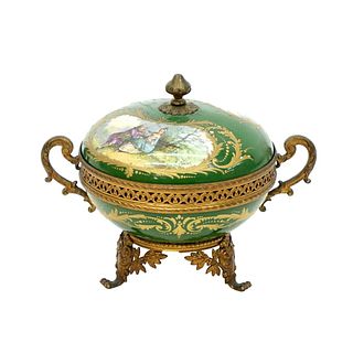 Antique Sevres Covered Box