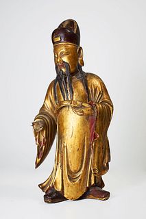 Chinese Giltwood Figure (Ming - Early Quing Dynasty)