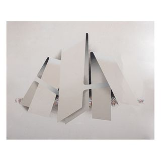 KURT LARISCH White shades Firmada al frente Serigrafía 26 / 100 Sin enmarcar Con sello de agua de Ediciones Multiarte 70 x 88 cm