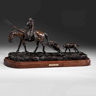 Bob Scriver (American, 1914–1999) Bronze Sculpture from a Minnesota Collection 