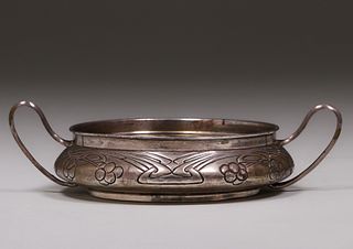 German Two-Handled 800 Silver Bowl c1905