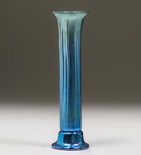 Tall  L.C. Tiffany Favrile Glass Vase #1514