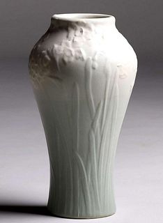 Rookwood Matte Vellum Daffodils Vase AM Valentien 1904