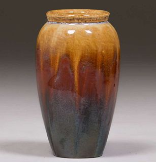 Fulper Pottery Flambe Vase c1910s