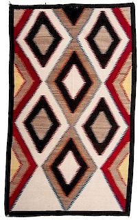 Navajo Red Mesa Weaving / Rug from a Minnesota Collection 