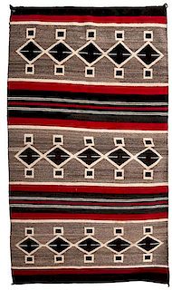 Navajo Western Reservation Weaving / Rug from the Historic Glen-Isle Resort, Bailey, Colorado 
