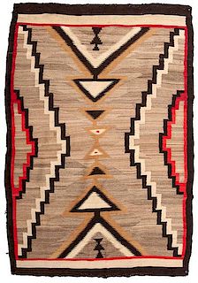 Navajo Western Reservation Weaving / Rug Deaccessioned from the Hopewell Museum, Hopewell, NJ 