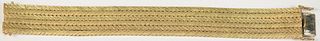 Tiffany & Company 18 Karat Gold Mesh Bracelet length 7 3/4 inches 101.6 grams