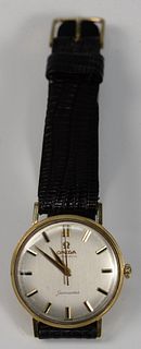 Omega Seamaster Automatic Wristwatch
engraved George Armstrong from Colleagues, New York Corporation, 1962