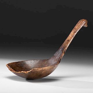 Great Lakes Effigy Feast Ladle from the William H. Jensen (1886-1960) Collection  