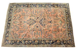 Sarouk Oriental Carpet
8' 5" x 11' 8"
Provenance: Marvin Kagan, New York
to the Estate of William and Teresa Patton, Lake Ave Greenwich, Connecticut