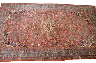 Kashan Oriental Carpet
10' 9" x 17'
Provenance: From the Robert Circiello Collection, West Hartford, Connecticut