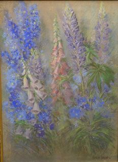 Matilda Browne (American, 1869 - 1947)
Wildflowers
pastel on paper
signed lower right
sight size: 19 1/2" x 13 1/2"
Provenance: Matthes-Theriault Coll