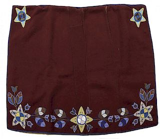 Blackfoot Beaded Saddle Blanket From a Minnesota Collection 