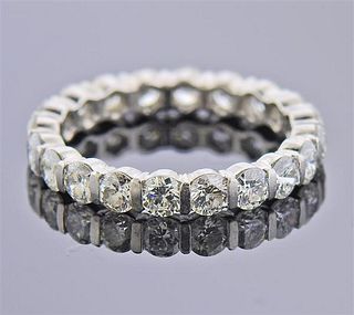 Platinum 2.00ctw Diamond Eternity Band Ring