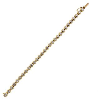  18k Gold Diamond Bracelet 