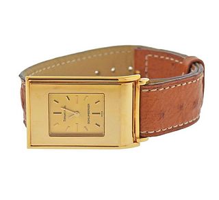 Tiffany &amp; Co Schlumberger 18k Gold Watch 
